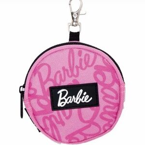 Barbie Pink Zip-Around Coin Case with Clip